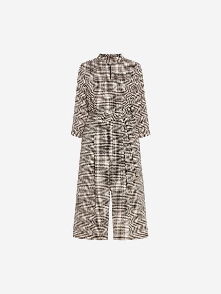 Wardrobe Beige Jumpsuit With Belt