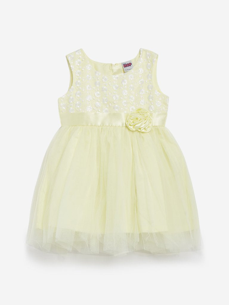 Baby HOP Yellow Floral Dress