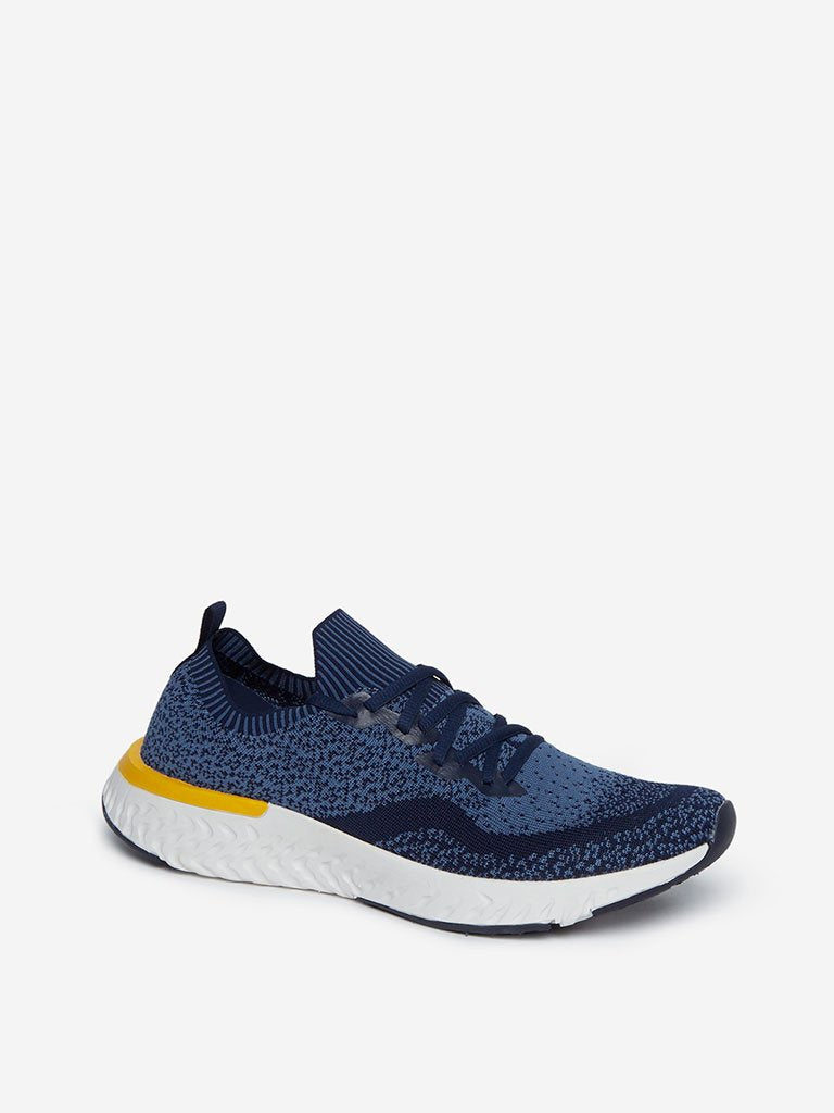 SOLEPLAY Indigo Knitted Sneakers