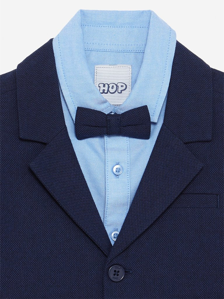 HOP Kids Navy Malcolm Shirt Set