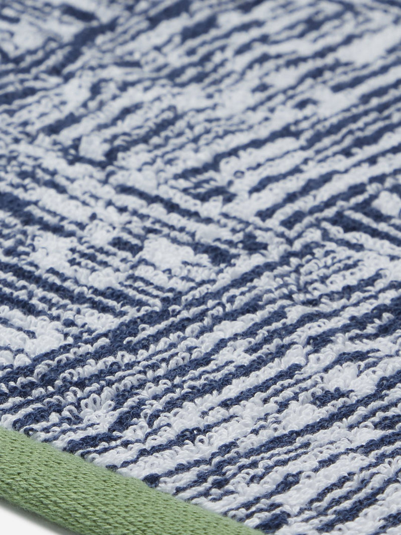 Westside Home Navy Checkered Hand Towel