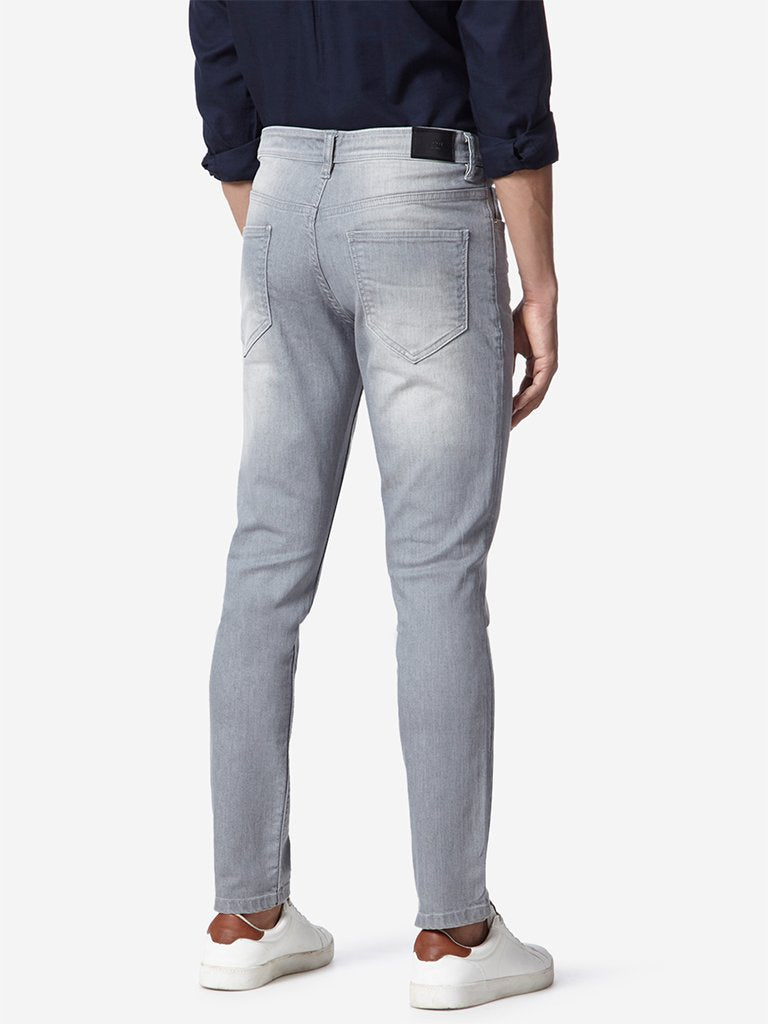 Ascot Light Grey Slim Fit Jeans