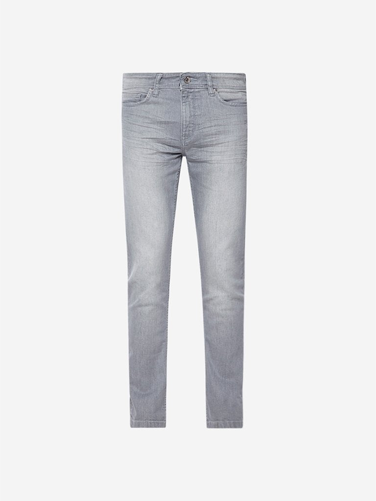 Ascot Light Grey Slim Fit Jeans