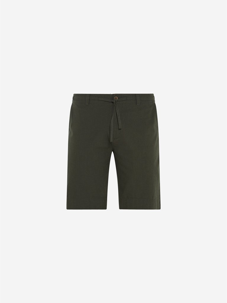 ETA Olive Slim Fit Shorts