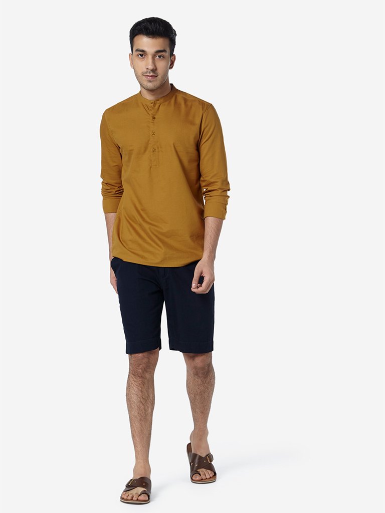 ETA Navy Slim Fit Shorts