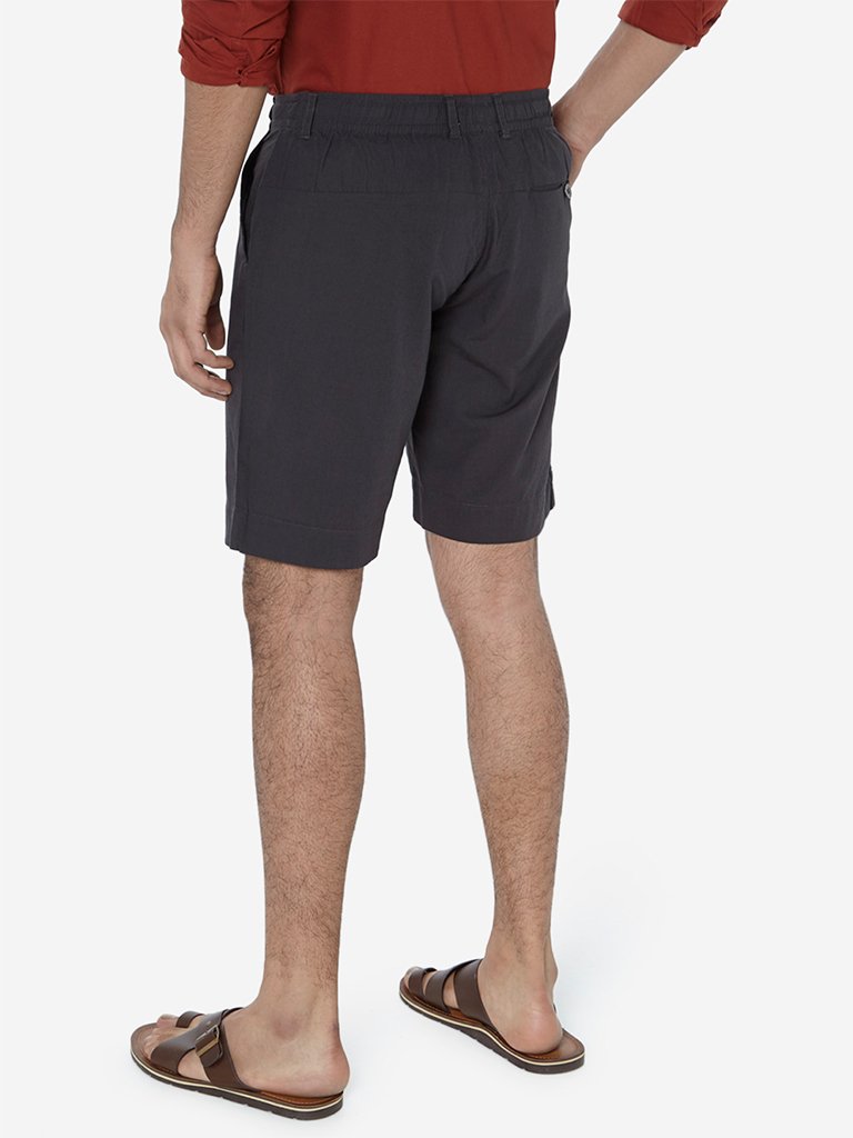 ETA Charcoal Slim Fit Shorts