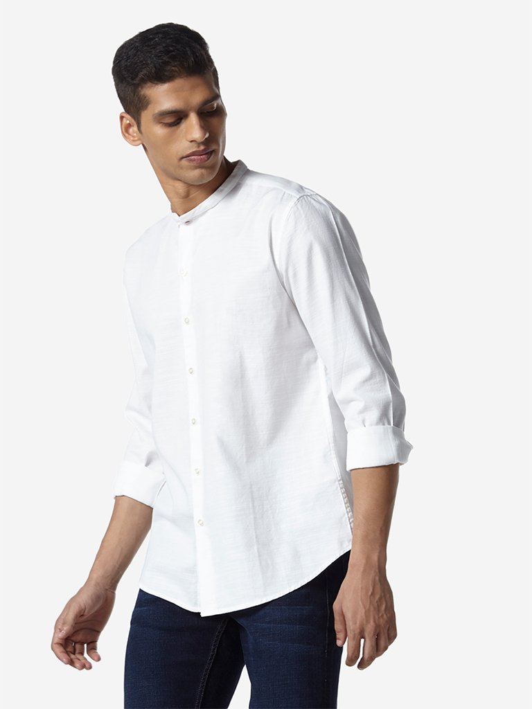 Ascot White Tailored Fit Shirt