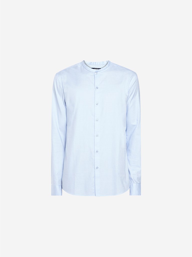 Ascot Light Blue Tailored Fit Shirt