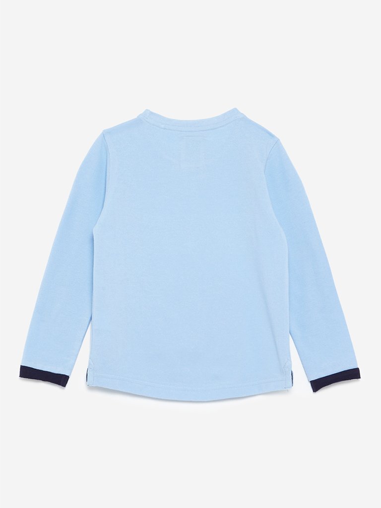 HOP Kids Blue Reversible Sequin T-Shirt