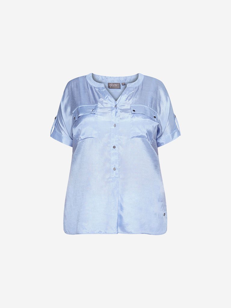 Gia Curve Blue Glorious High-Low Top