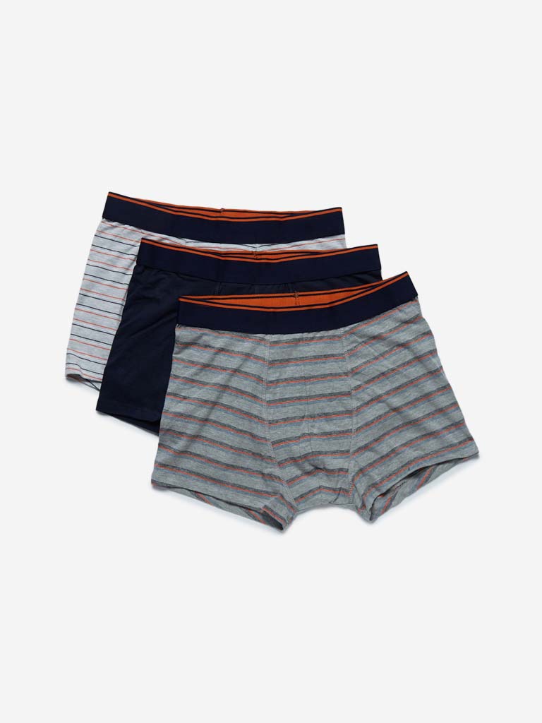 WES Lounge Grey Hydro Cool Trunks Pack of Three