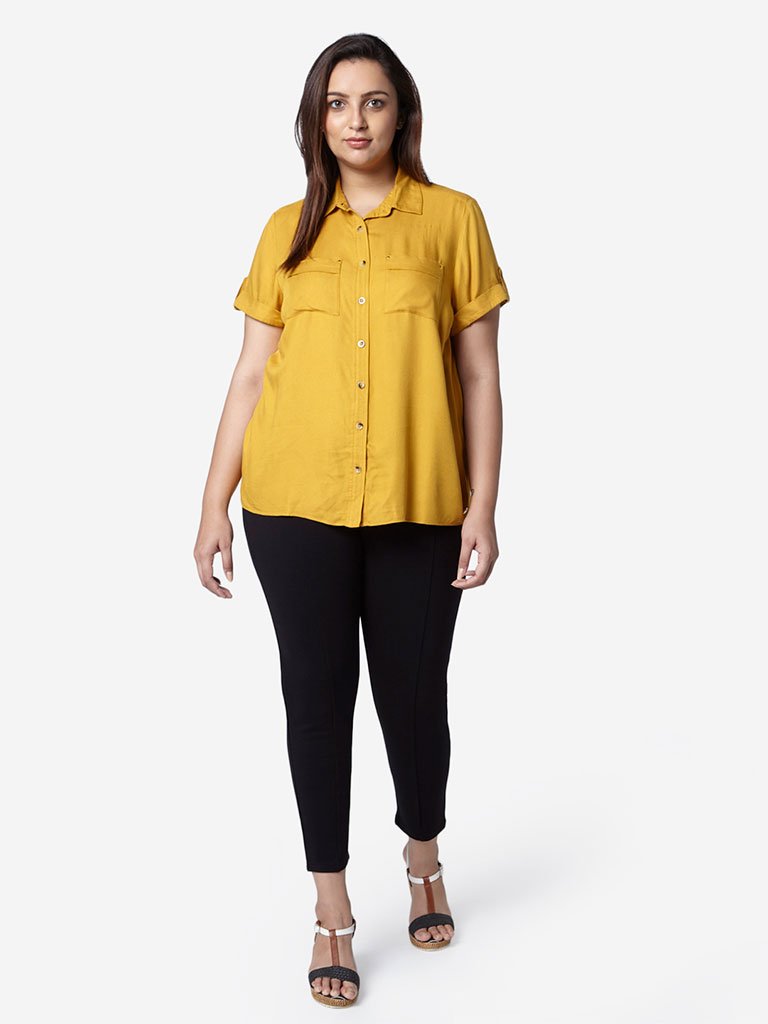 Gia Curve Black Neo Ponte Pants