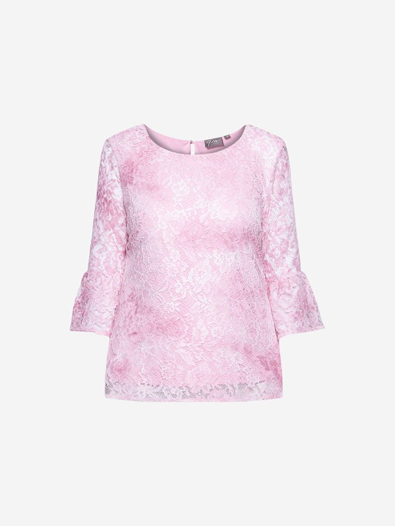 Gia Curve Pink Floral Dorothy Top