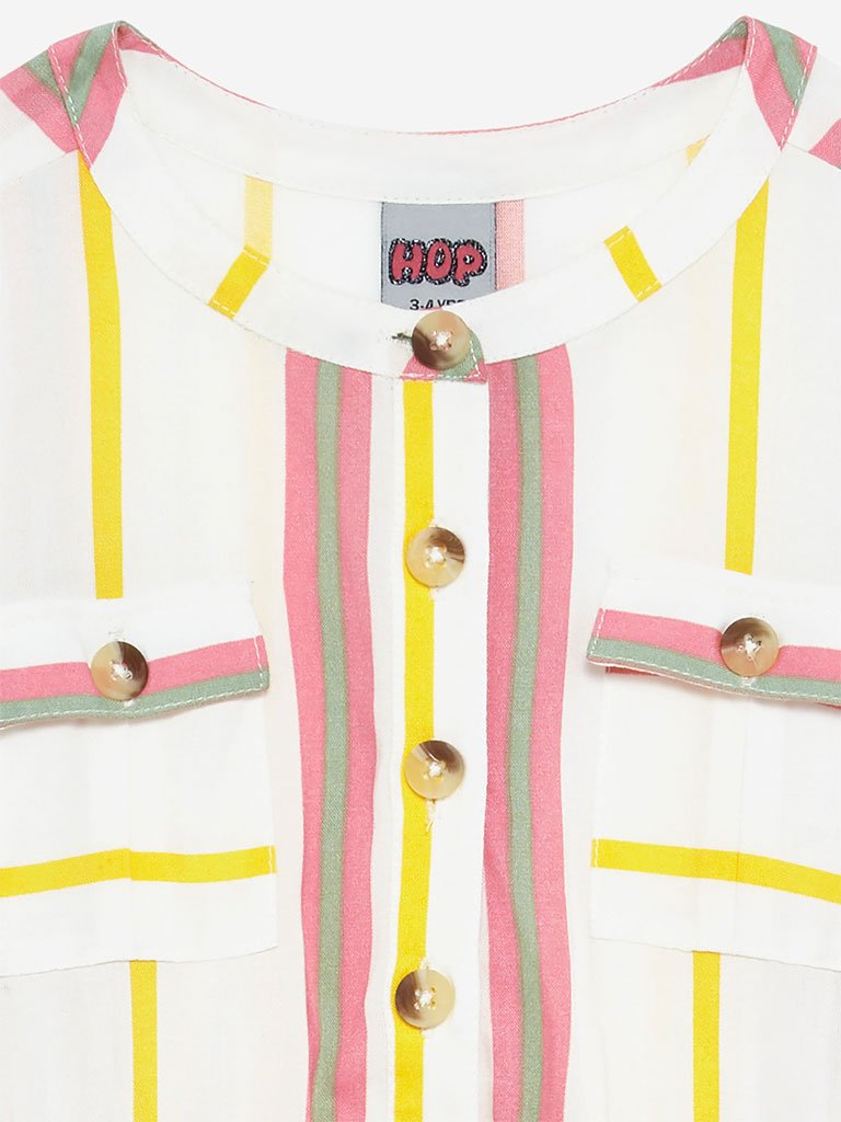 HOP Kids Multicolour Promina Striped Dress
