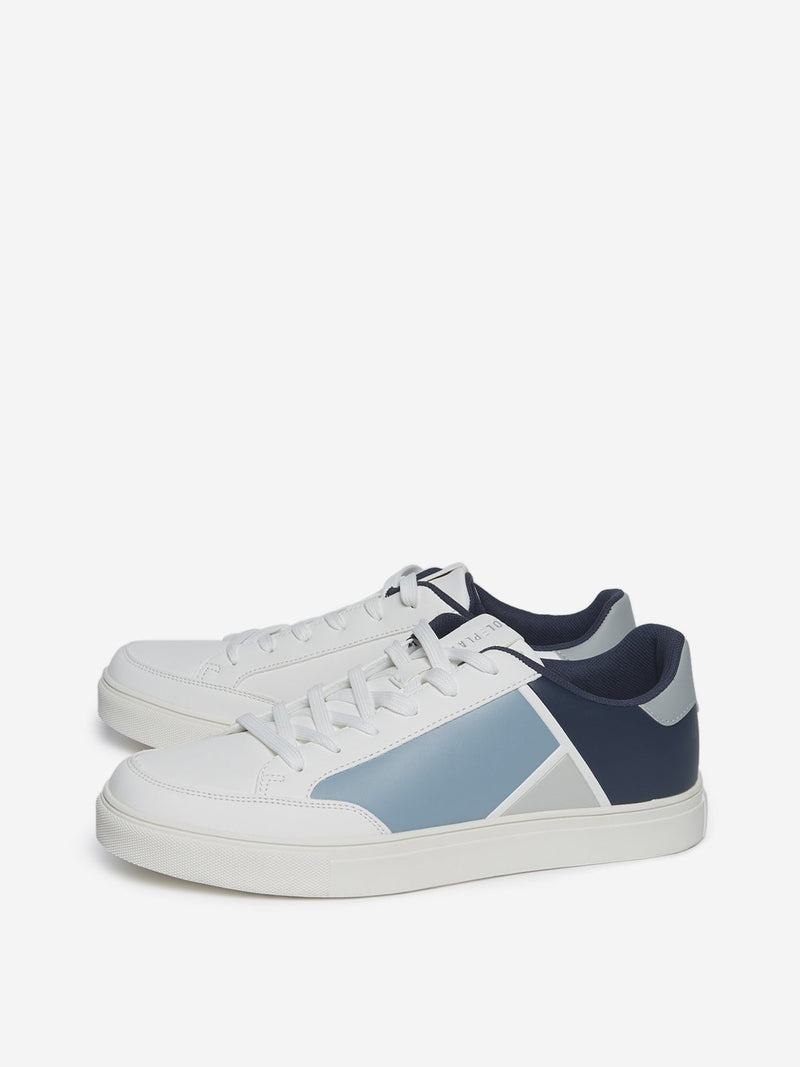 SOLEPLAY White Colour-Block Sneakers