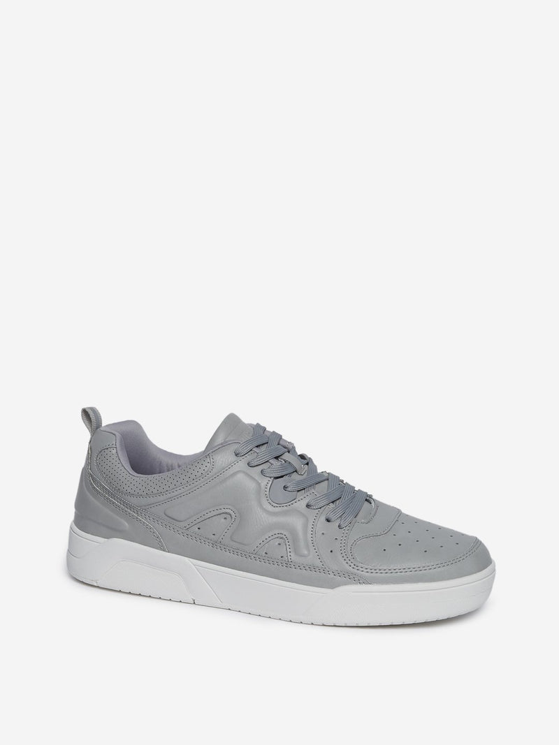 SOLEPLAY Grey Perforated Sneakers