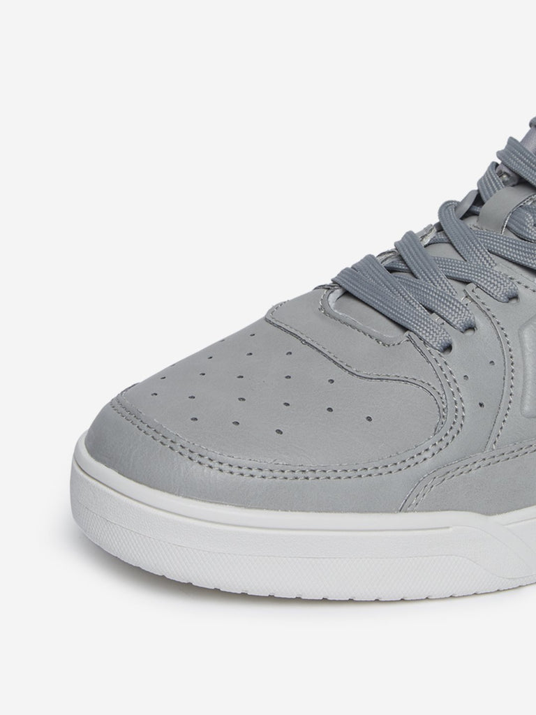 SOLEPLAY Grey Perforated Sneakers