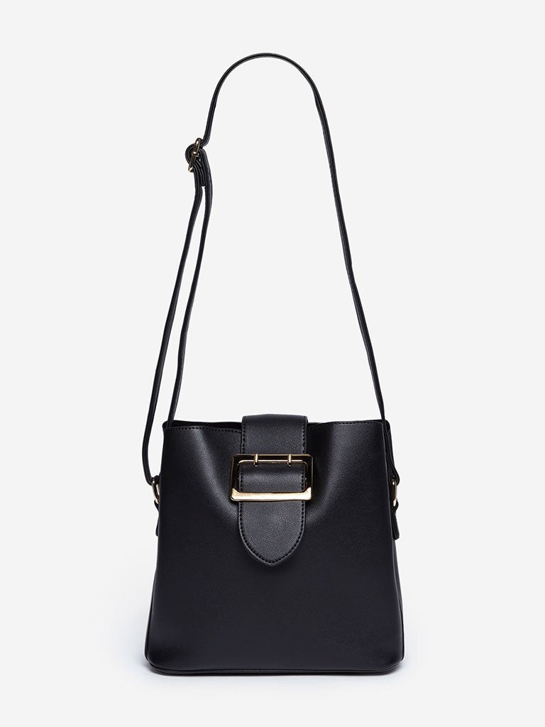 LOV Black Margaret Tote Bag