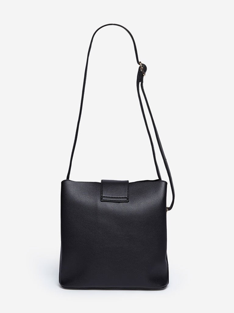 LOV Black Margaret Tote Bag