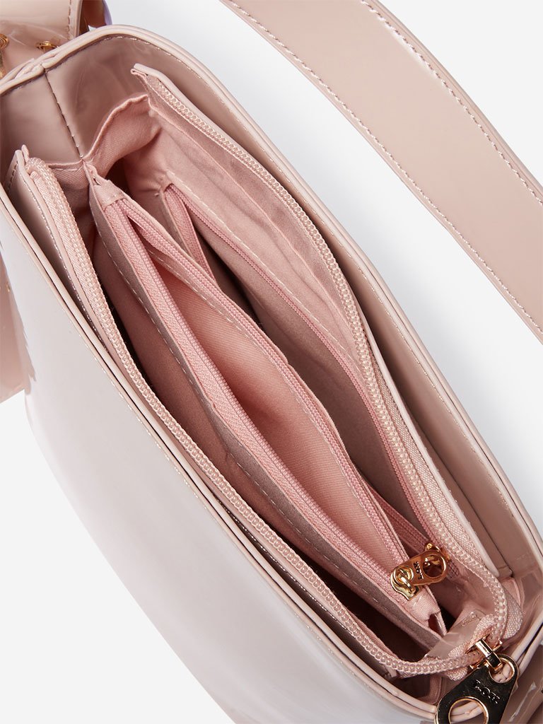 LOV Pink Gail Glossy Tote Bag