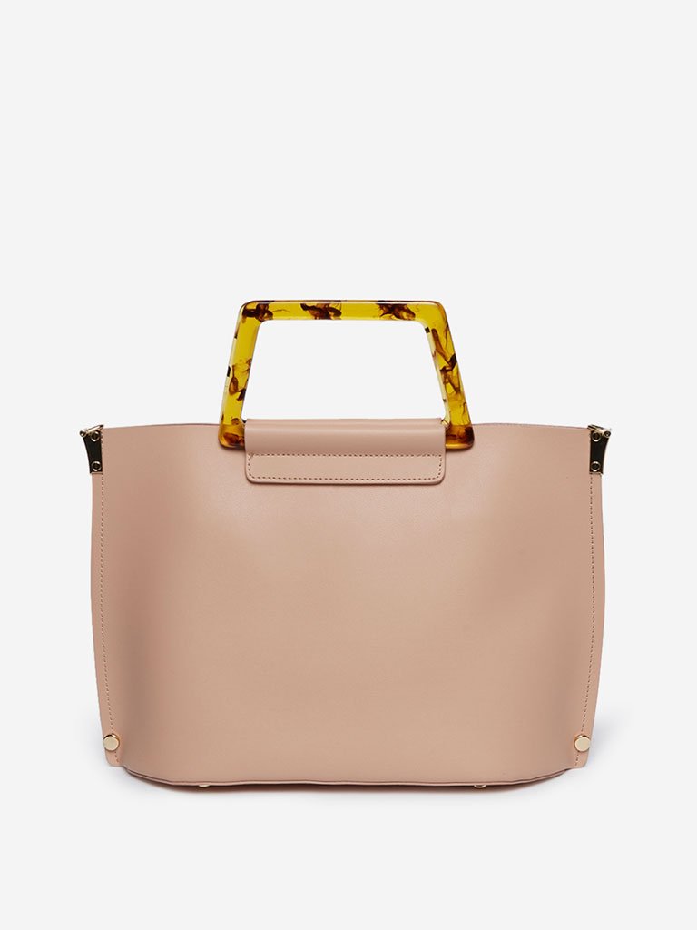 LOV Light Pink Tote Bag With Pouch