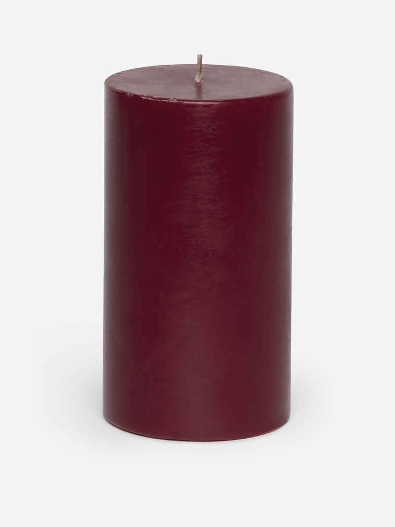 Westside Home Burgundy Pillar Candle