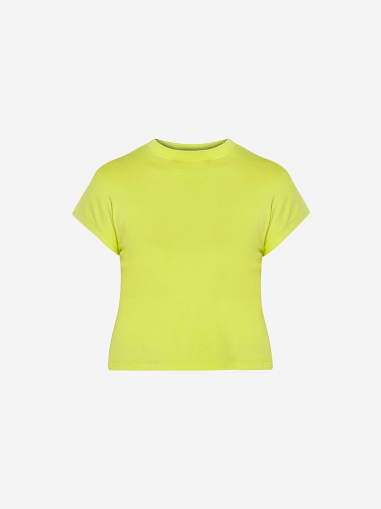 Nuon Light Green Adorn T-Shirt