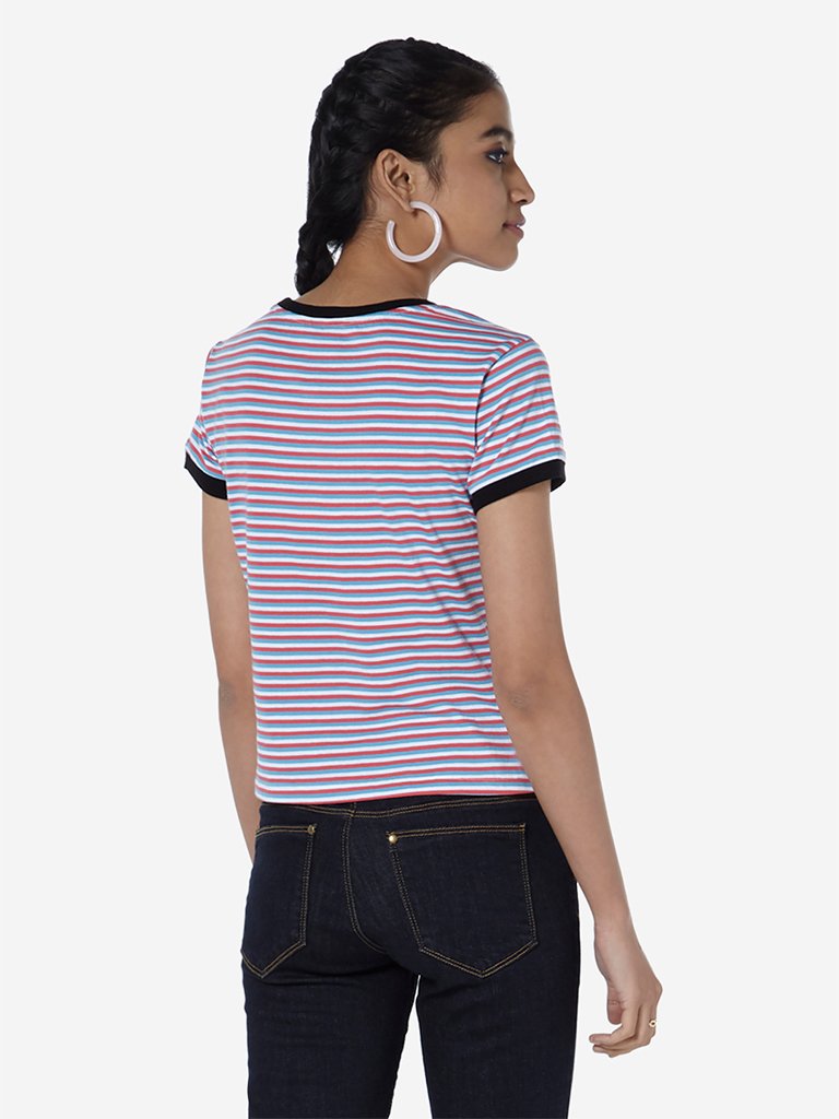 Nuon Multicolour Striped T-Shirt