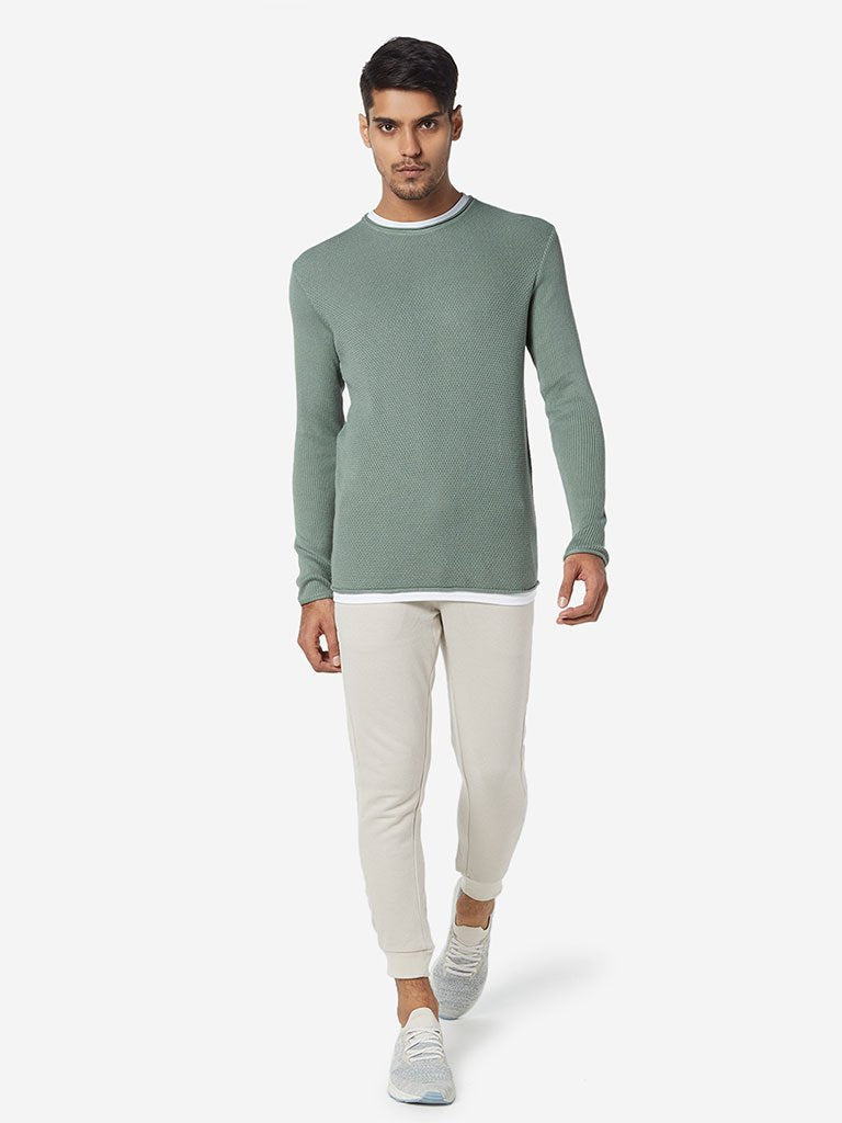 ETA Sage Green Slim Fit T-Shirt