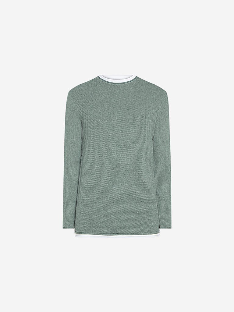 ETA Sage Green Slim Fit T-Shirt