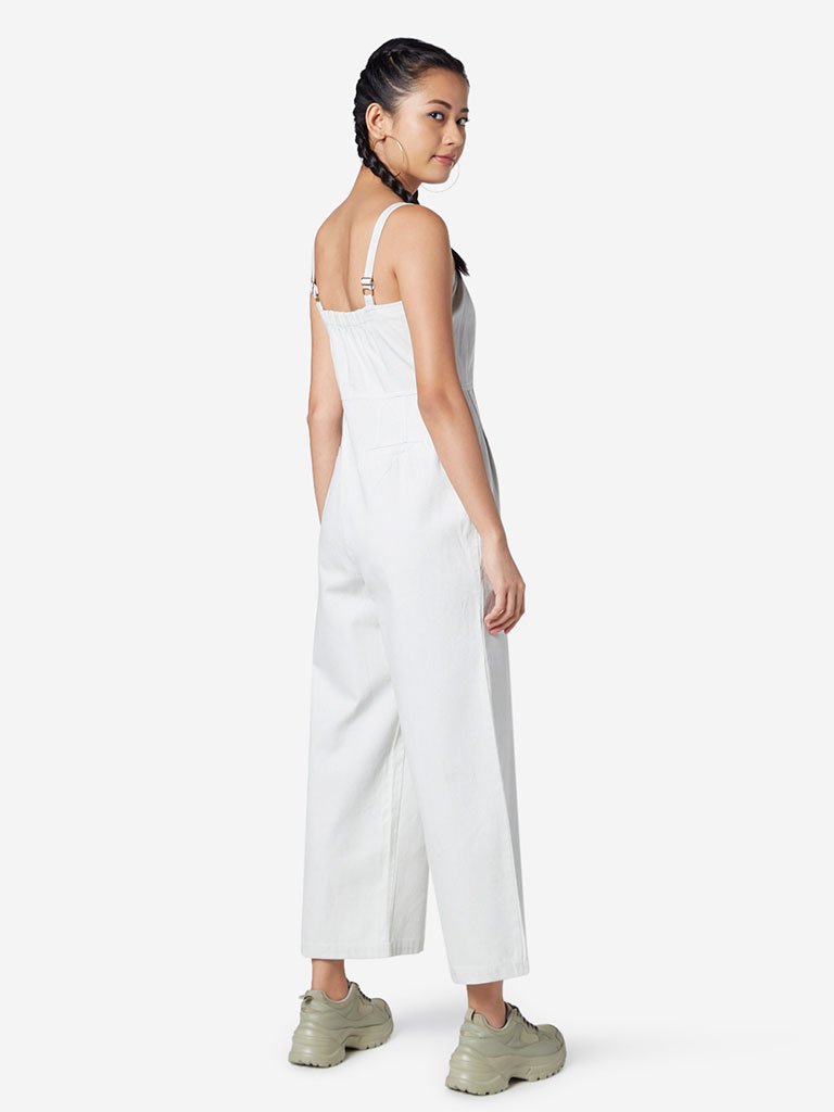 Nuon Off-White Denim Narita Jumpsuit