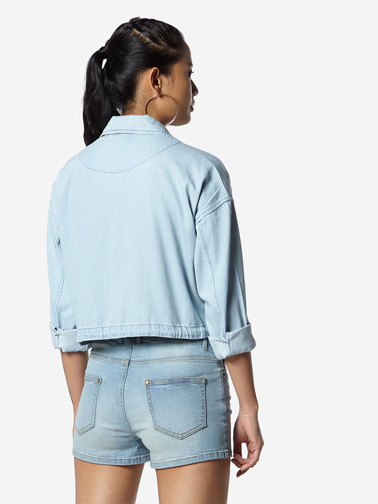 Nuon Light Blue Anika Denim Jacket