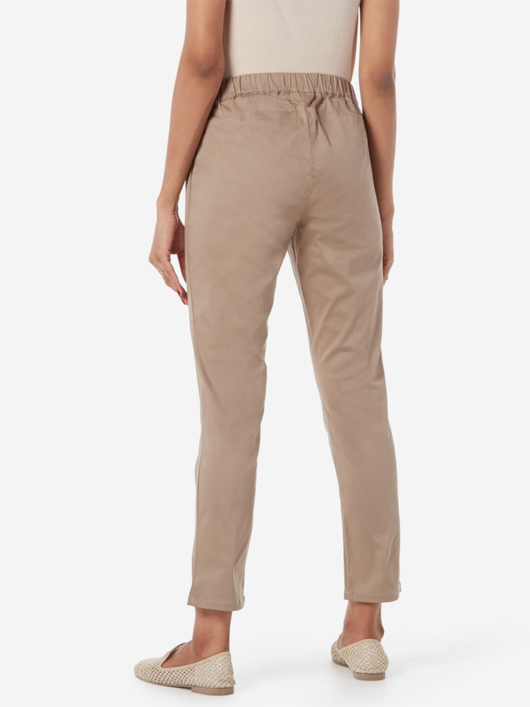 Utsa Brown Ethnic Pants