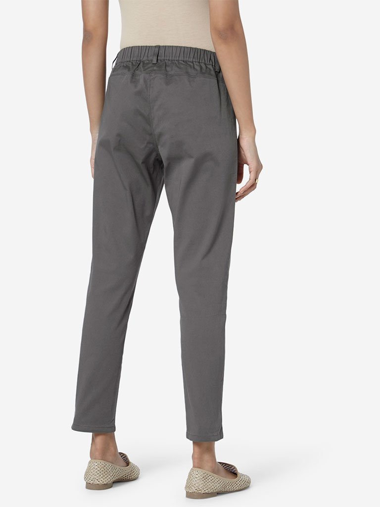 Utsa Grey Ethnic Pants