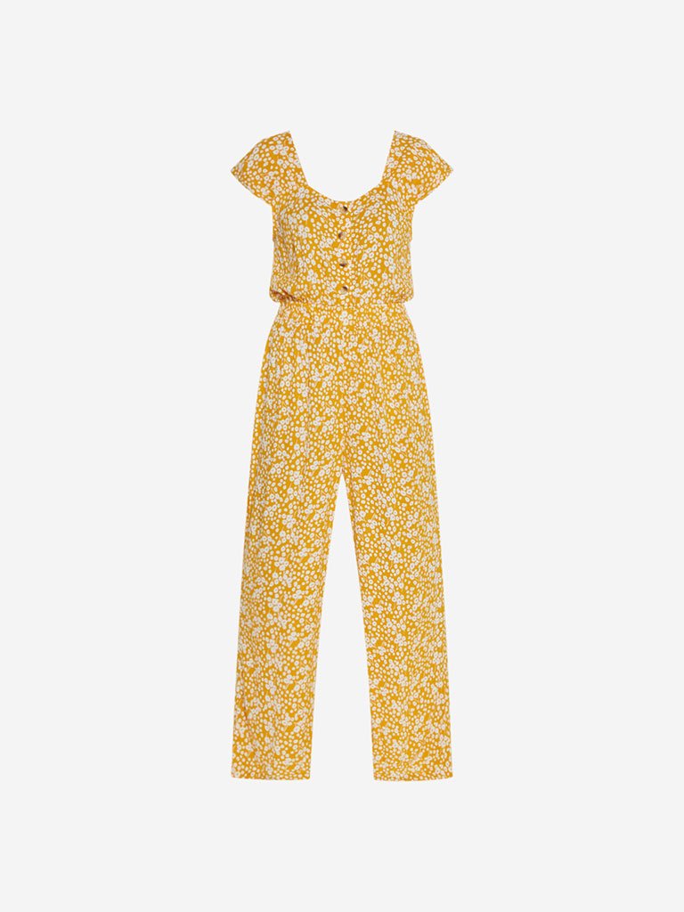 Nuon Mustard Rocher Jumpsuit