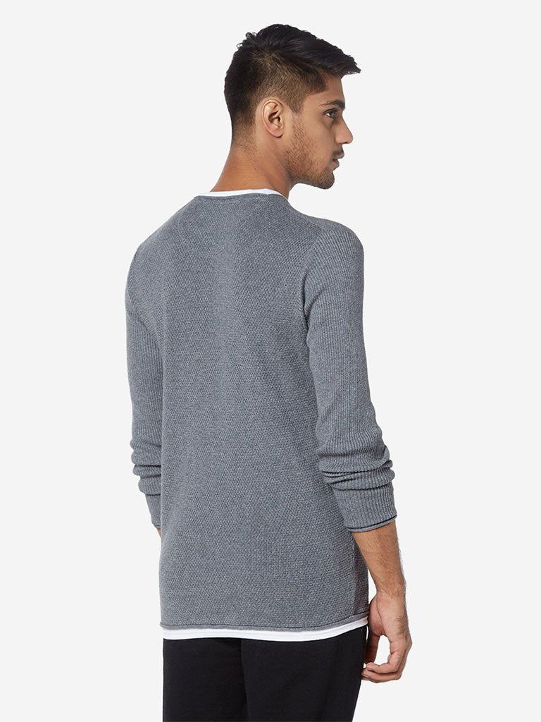 ETA Grey Slim Fit T-Shirt
