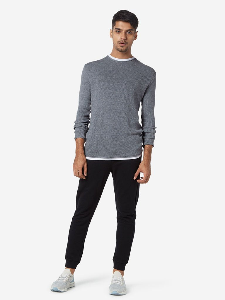 ETA Grey Slim Fit T-Shirt