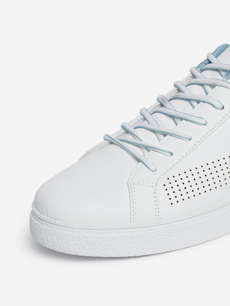 SOLEPLAY White Lace-Up Sneakers