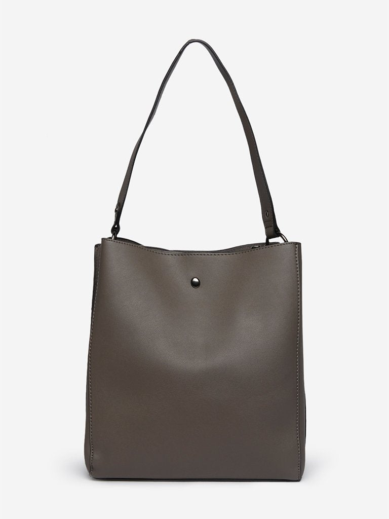 LOV Grey Misha Tote Bag