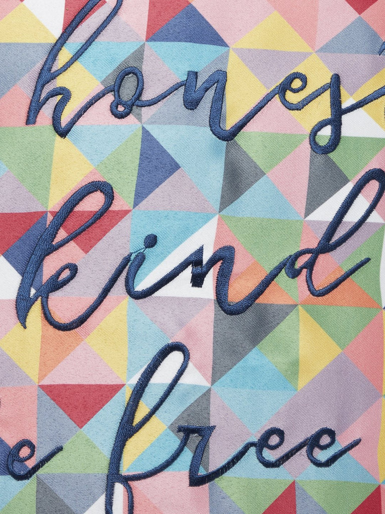 Westside Home Multicolour Geometrical Print Cushion Cover