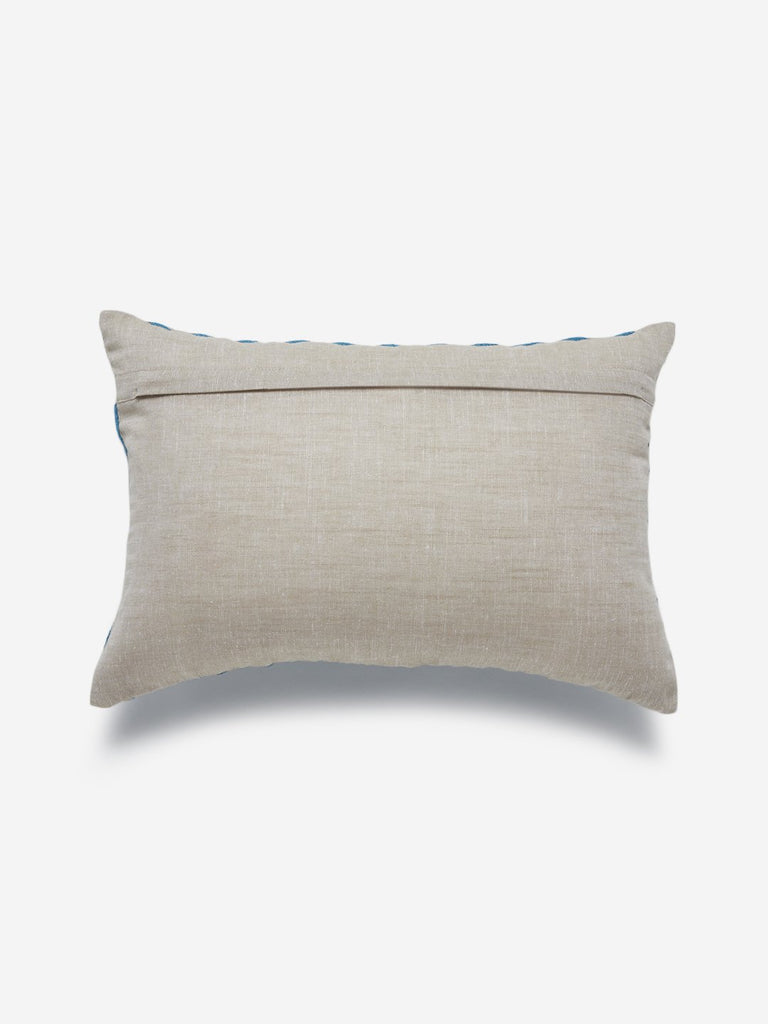 Westside Home Turquoise Striped Cushion Cover