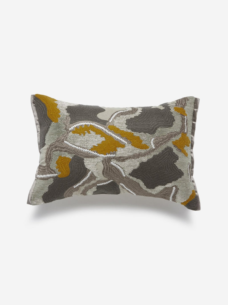 Westside Home Multicolour Abstract Embroidered Cushion Cover