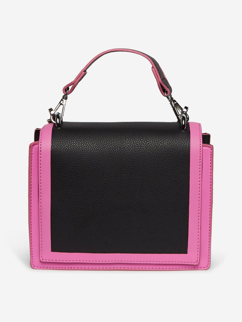 Nuon Black And Pink Mini Tote