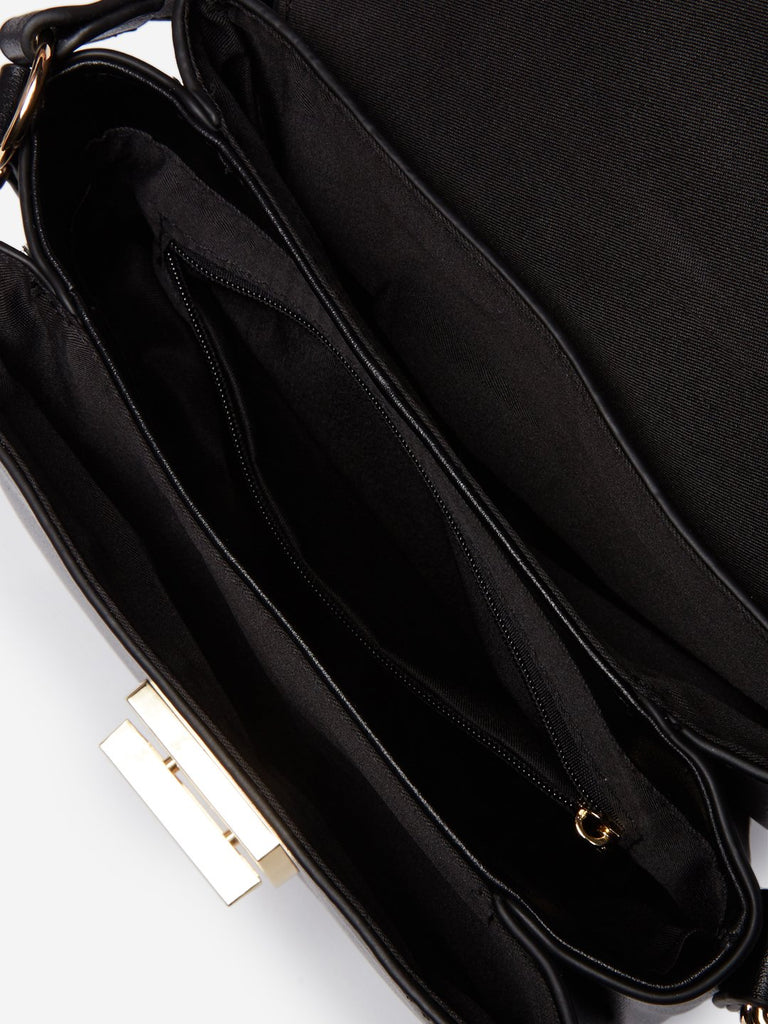 LOV Black Mini-Tote Bag