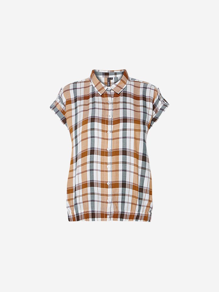 LOV Multicoloured Checked Luana Casual Shirt