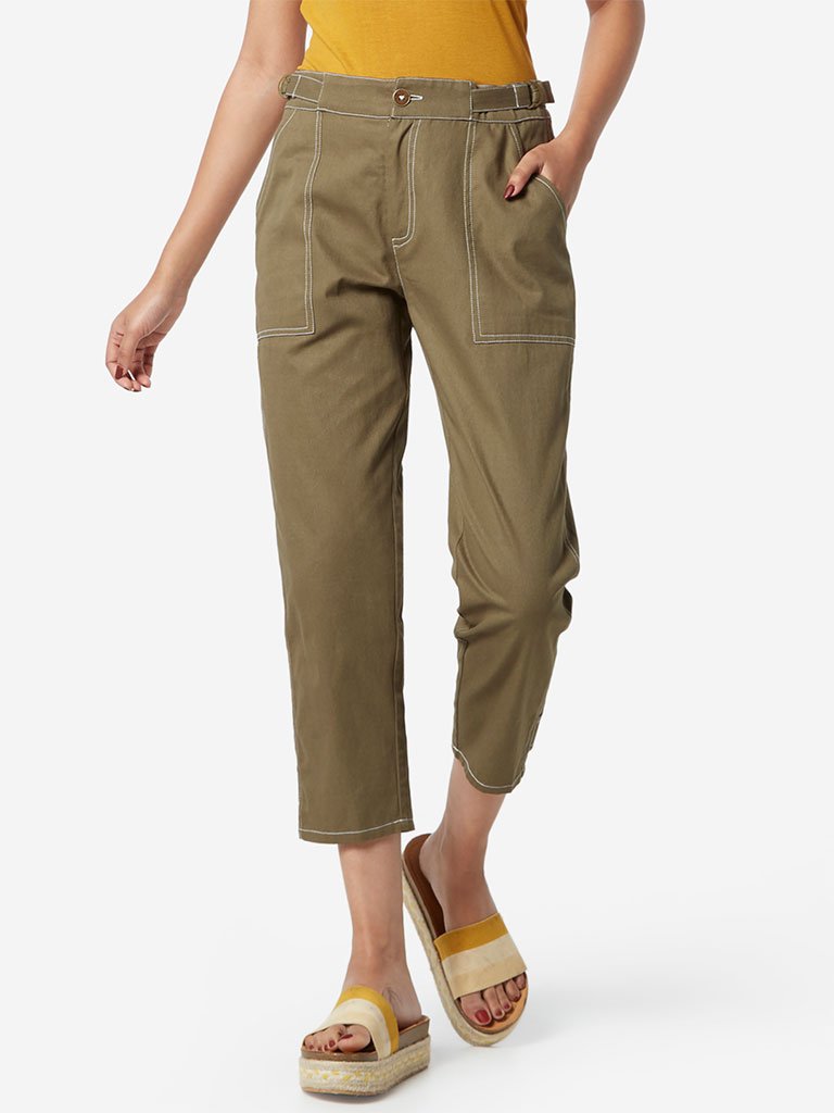 LOV Olive Capris