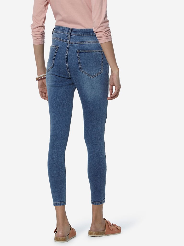 LOV Blue Jamie Cropped Jeans
