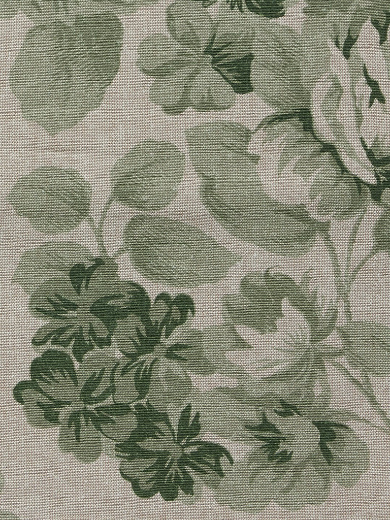 Westside Home Green Floral Print Table Runner