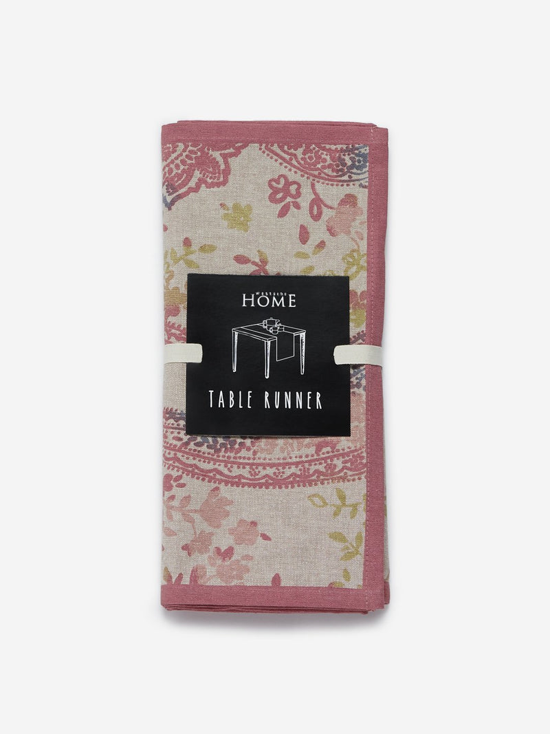 Westside Home Multicolour Floral Printed Table Runner