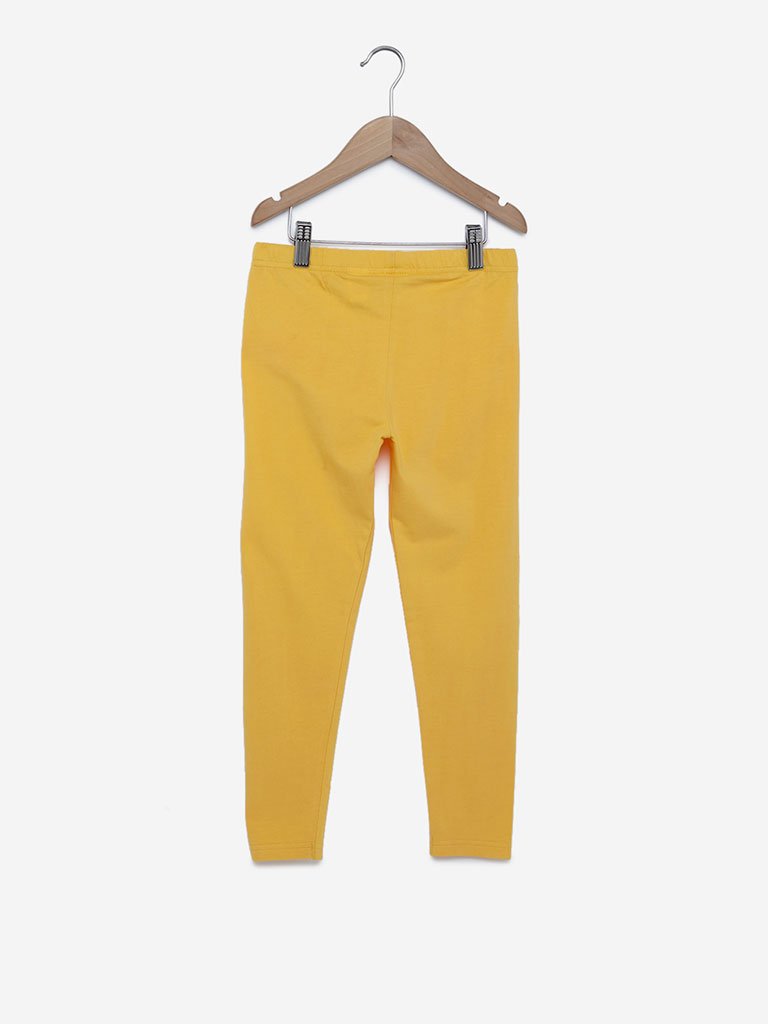 Utsa Kids Yellow Leggings
